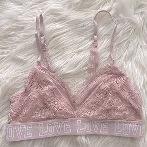 Light Pink Lace Bralette